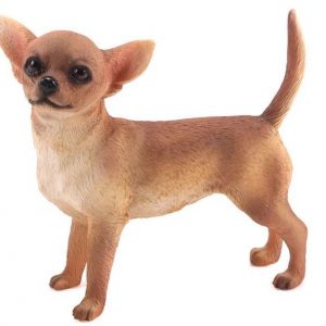 Садовая фигура Щенок чихуахуа, 26х11х25 см.