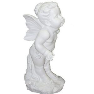Садовая фигура Ангел-поцелуйчик, 55х30х22 см.