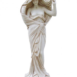 Античная скульптура Девушка в покрывале, 85х33 см.