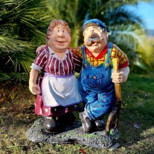 садовая фигура Дачники 68х40х50 см