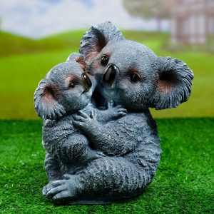 Садовая фигура Коала с детенышем 17х16,5х21 см