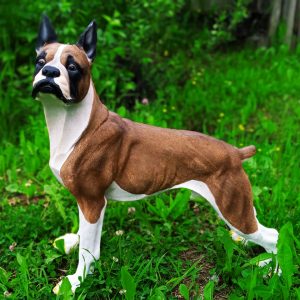 Садовая фигура Собака боксёр 55х49 см