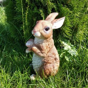 Садовая фигура Заяц лапки, 37х18 см.