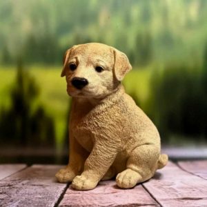 Садовая фигура Собака щенок  21х16 см