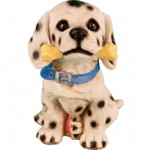 Садовая фигура Долматин с косточкой, 20х19 см.