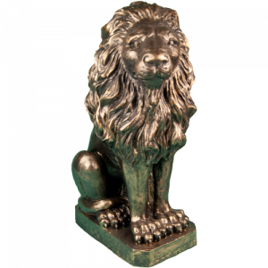 Античная скульптура Лев №1 бронза, 53х26 см.