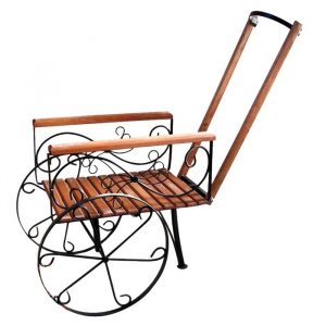 Подставка для цветов Садовая тележка, 53х80х70 см.