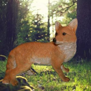 Садовая фигура Лиса стоит 45 см