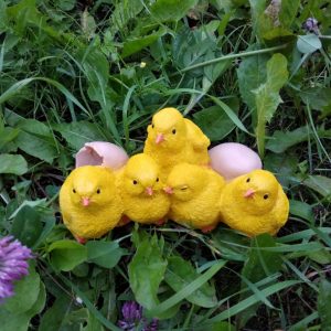 Садовая фигура Цыплята, 19х10 см.