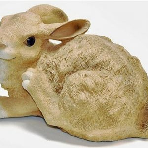 Садовая фигура Кролик большой пушистый, 22х28 см
