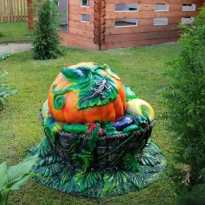 Декоративная крышка на люк Корзина с овощами, 85х65х85 см