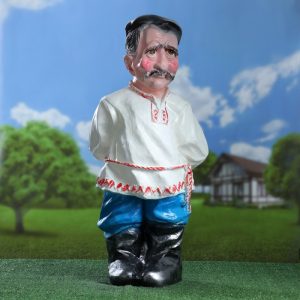 Садовая фигура Хохол с горилкой 77х44 см.