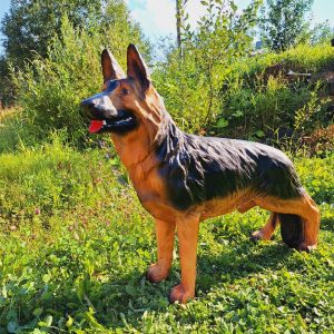 Садовая фигура Овчарка стоячая, 84х95 см.