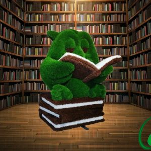 Топиарная фигура Сова на книгах, 160х100х60 см.