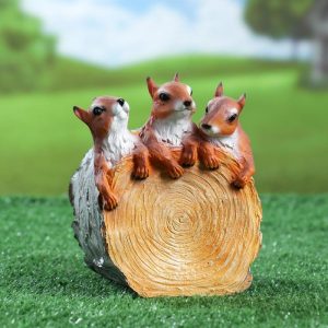 Кашпо Три белки на пне