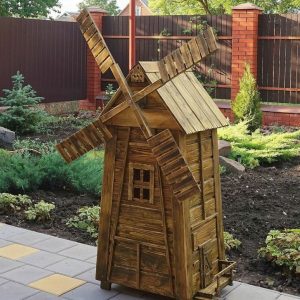 Мельница деревянная №3, 105 см.