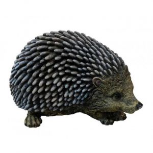Садовая фигура Ежик изогнувшийся лапки вместе 16х24 см