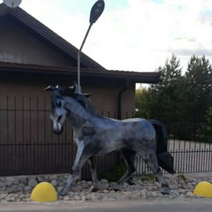 Полигональная фигура Лошадка 293х225х825 см