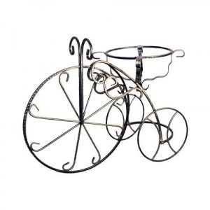 Кованая подставка для цветов велосипед, 35х82х97 см.
