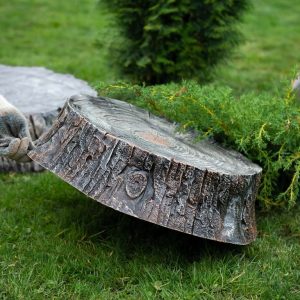 Декоративная крышка на люк Пень маленький, 60х16х65 см.