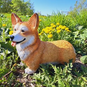 Садовая фигура Корги 40х37х21 см
