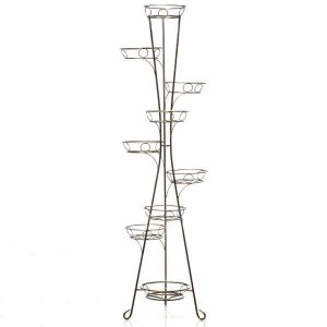Кованая Стойка для 9-ти цветов арт. 21077, 60х170х60 см.