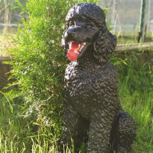 Садовая фигура собака Пудель, 65х40 см.