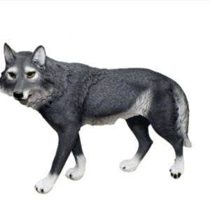 Садовая фигура Волк стоит 63х42х22 см