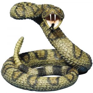 Садовая фигура змея лежачая 20х16 см