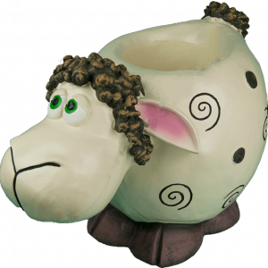 Садовое кашпо для цветов Овечка, 46х56 см.