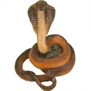 Садовая фигура Кобра большая, 12х26 см.