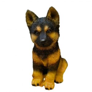 Садовая фигура Овчарка щенок 37х30х20 см