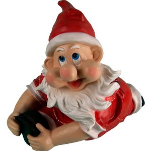 Фигура на новый год Санта - Клаус на шпагате, 46х39 см.