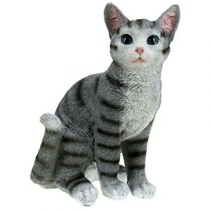 Садовая фигура Кошка сидячая новая, 30х28 см.