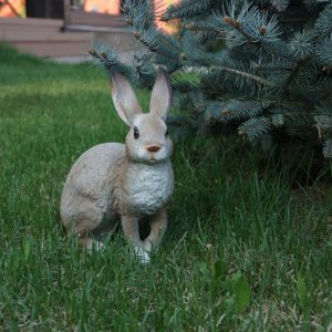 Садовая фигура Заяц лесной, 26х23 см.