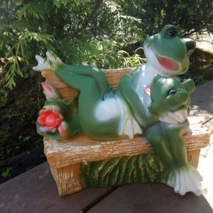 Садовая фигура Лягушки "Хорошо лежим", 32 см.