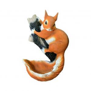 Садовая фигура Белочка на ветке, 35 см.