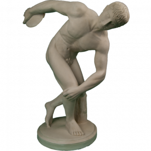 Античная скульптура Дискобол, 65х56 см.