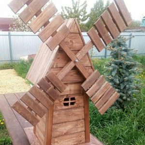 Мельница из дерева, 110 см.