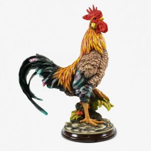 Садовая фигура Петух на подставке, 58х47 см.