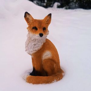 Садовая фигура Лиса большая, 39х26 см.