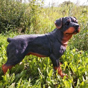 Садовая фигура Ротвейлер большой стоячий, 75х60 см.