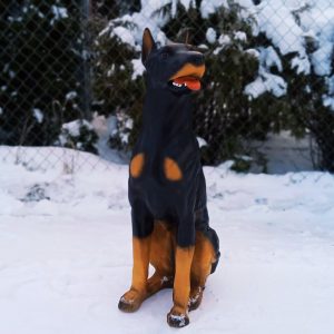 Садовая фигура Доберман, 95х35 см.