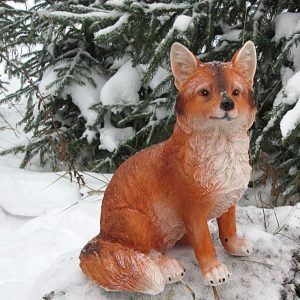 Садовая фигура Лисичка, 25х23 см.