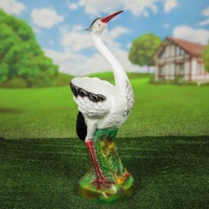 Садовое кашпо для цветов Цапля, 67х35 см.