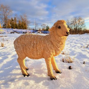 Садовая фигура овечка 48 х 45 см.