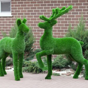 Топиари Композиция Олени 185x75x135 см