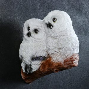 Садовая фигура Две совы на ветке