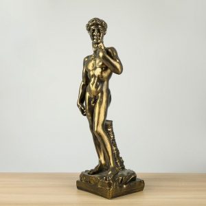 Античная скульптура Давид малый бронзовый, 65х24 см.