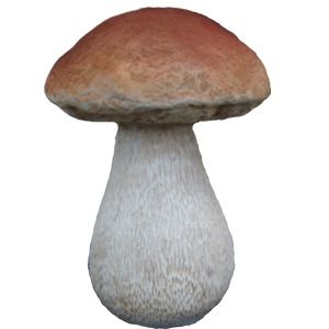 Садовая фигура Боровик красный средний, 18х13 см.